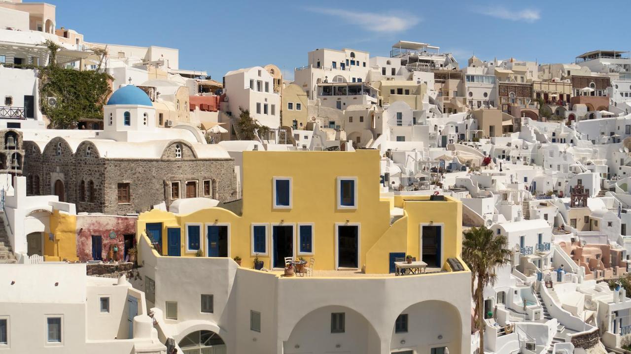 Ilivatos - Elegant Villa On The Caldera'S Edge أويا المظهر الخارجي الصورة