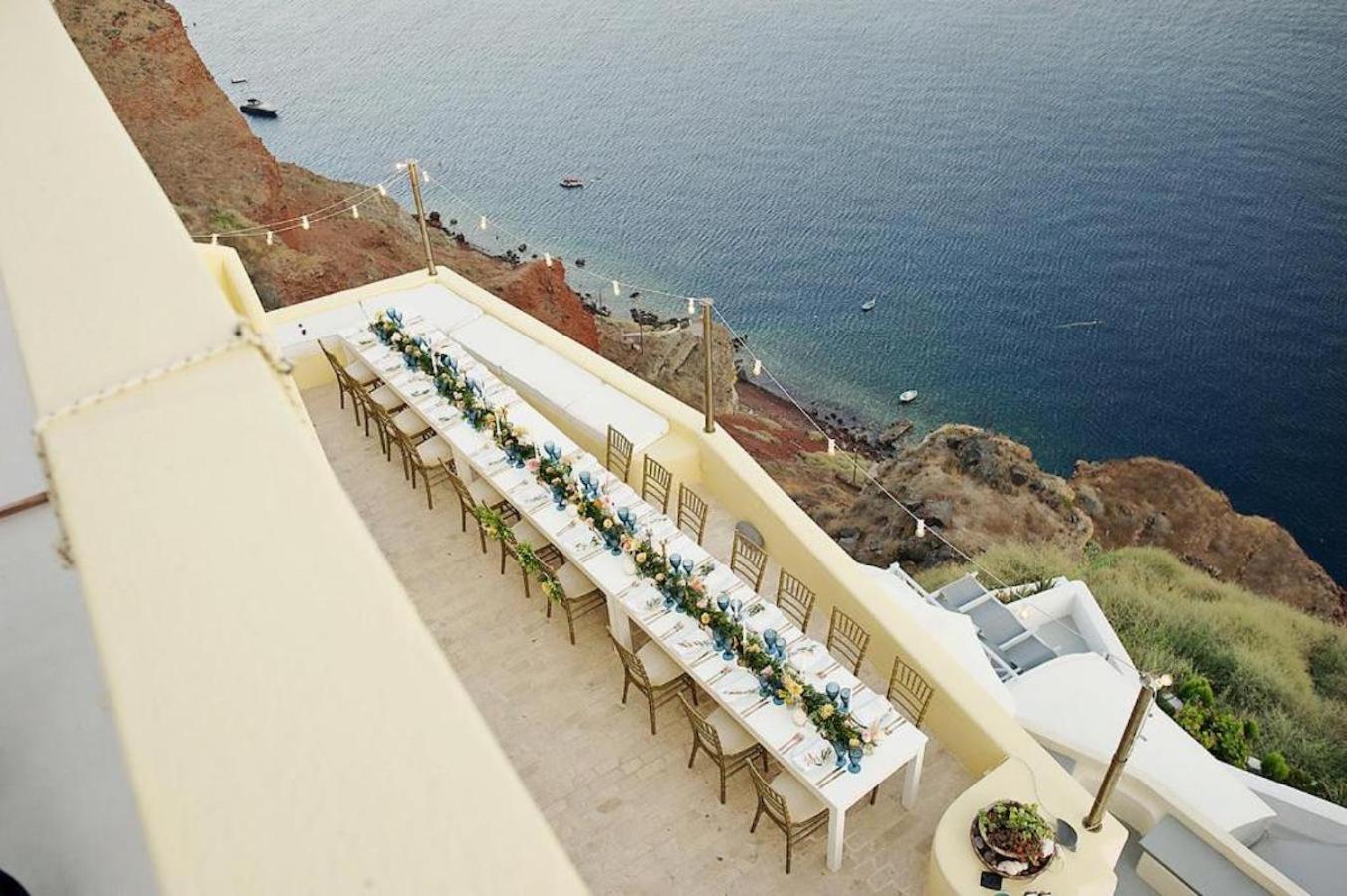 Ilivatos - Elegant Villa On The Caldera'S Edge أويا المظهر الخارجي الصورة
