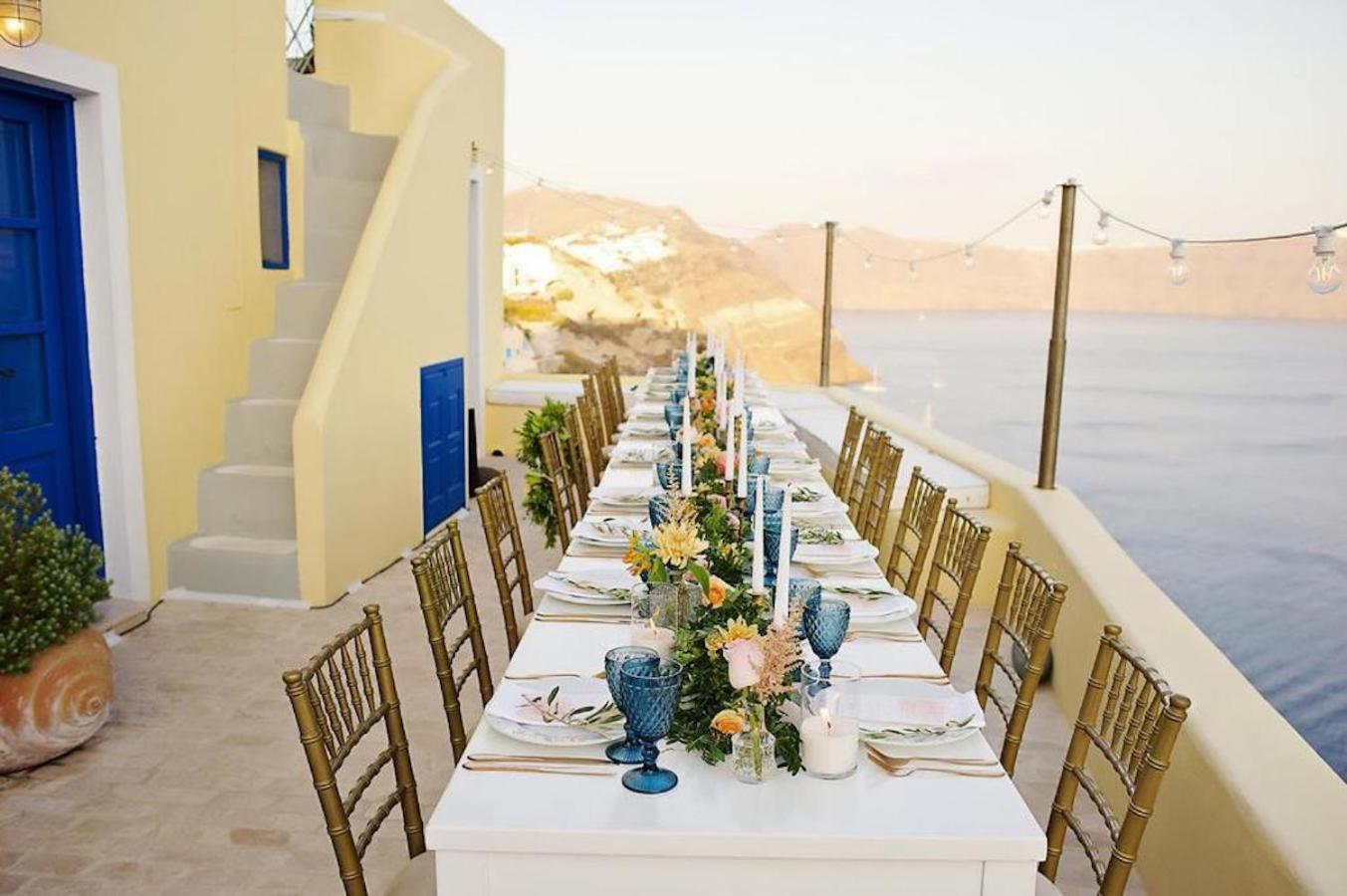 Ilivatos - Elegant Villa On The Caldera'S Edge أويا المظهر الخارجي الصورة