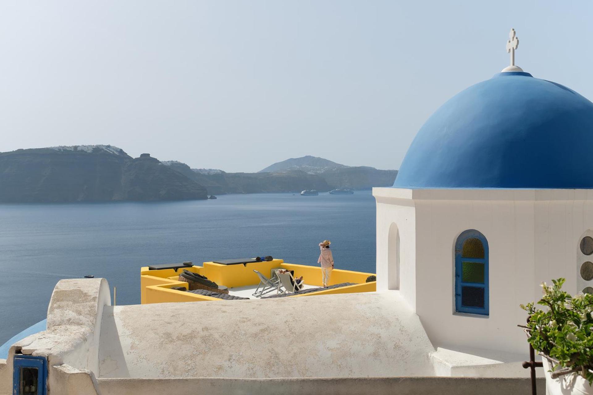 Ilivatos - Elegant Villa On The Caldera'S Edge أويا المظهر الخارجي الصورة