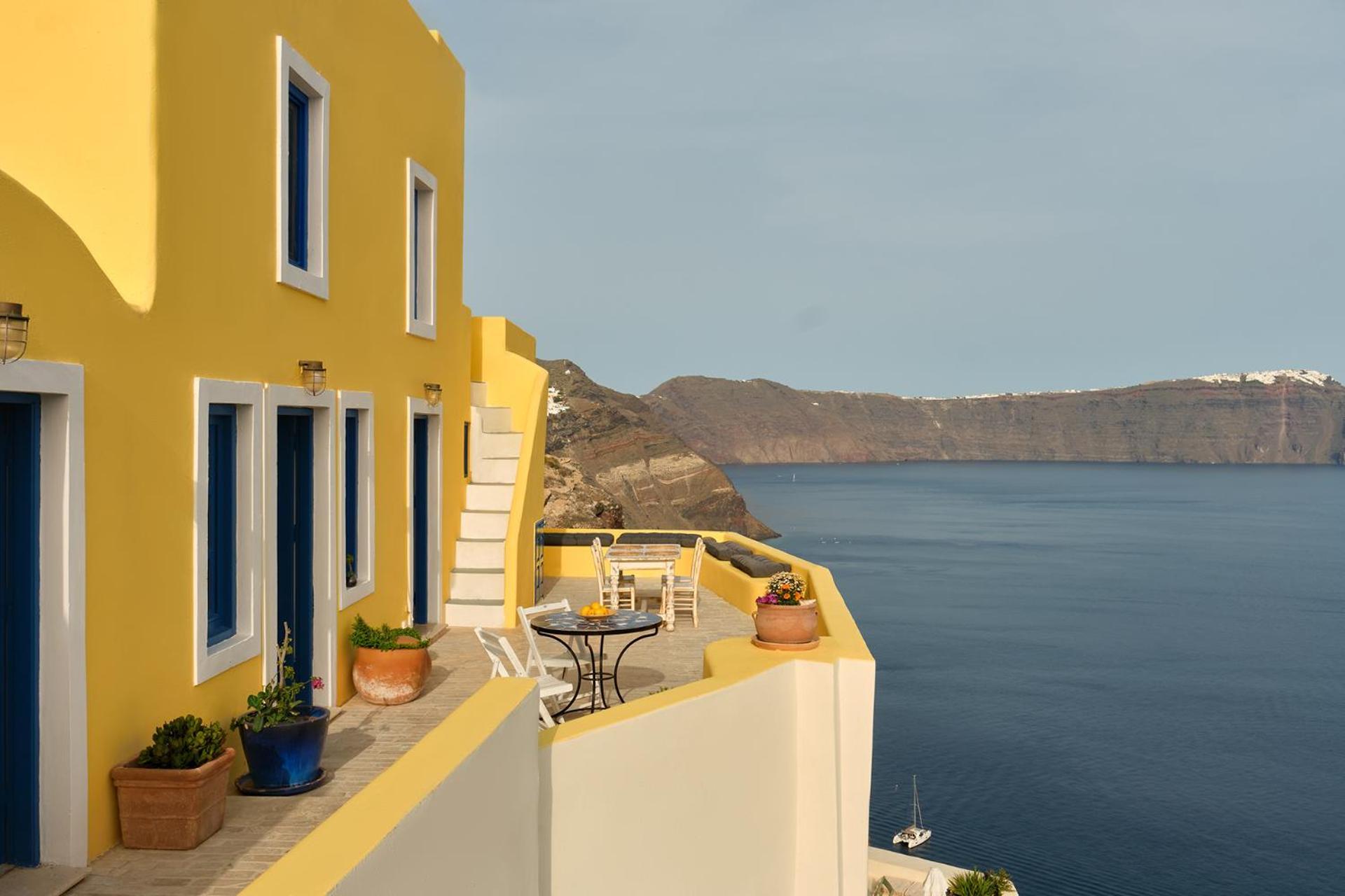 Ilivatos - Elegant Villa On The Caldera'S Edge أويا المظهر الخارجي الصورة
