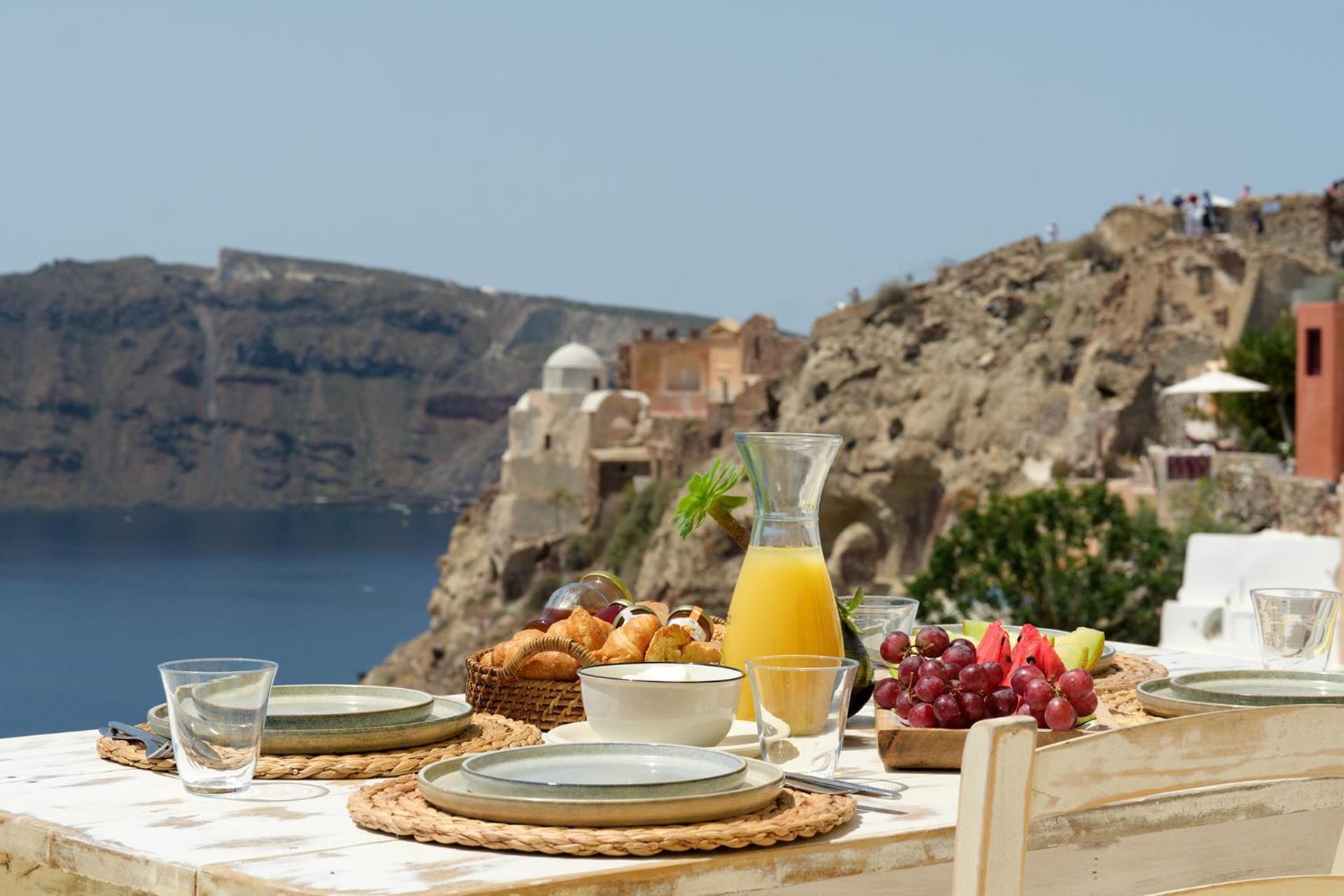 Ilivatos - Elegant Villa On The Caldera'S Edge أويا المظهر الخارجي الصورة