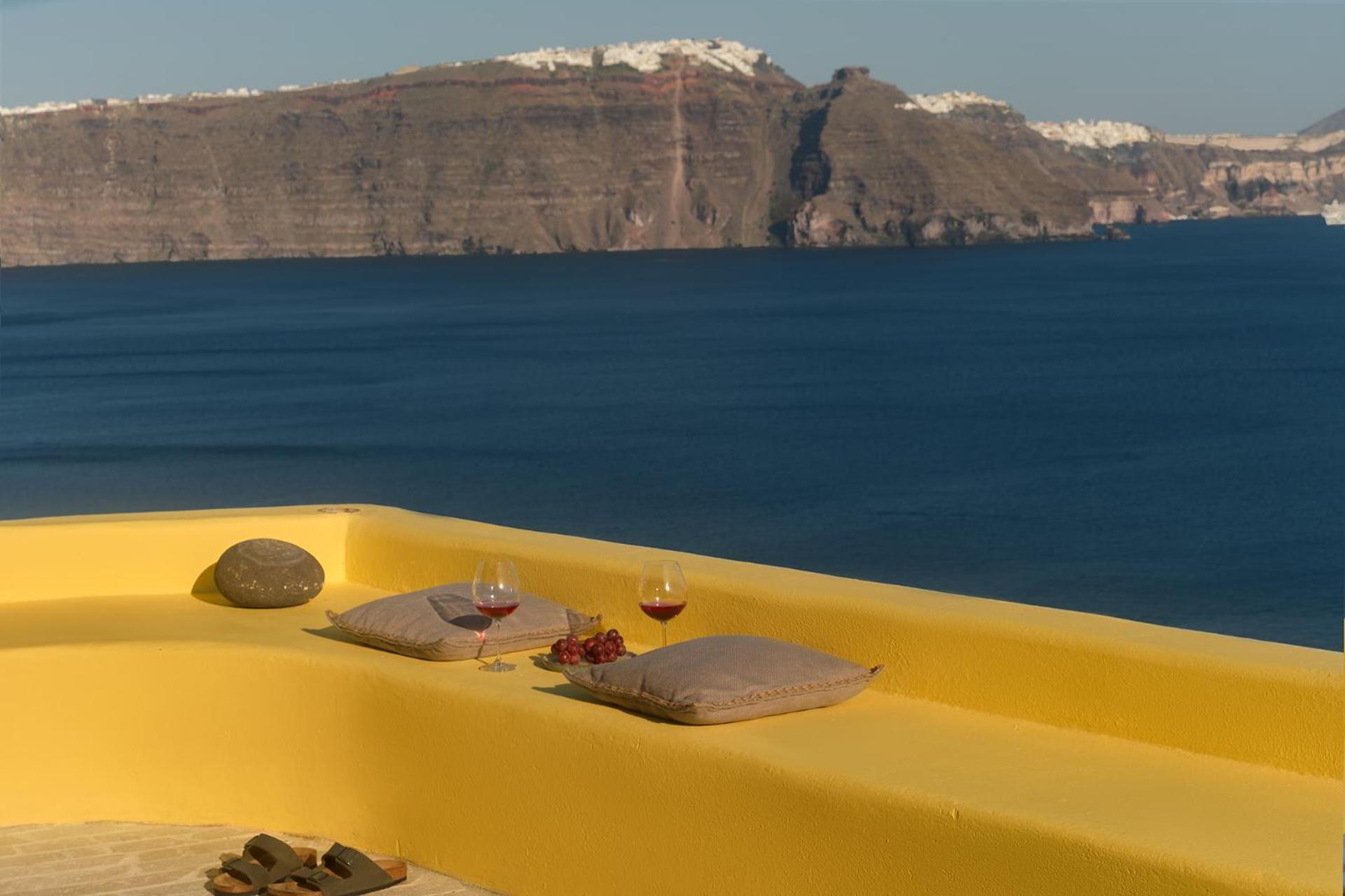 Ilivatos - Elegant Villa On The Caldera'S Edge أويا المظهر الخارجي الصورة