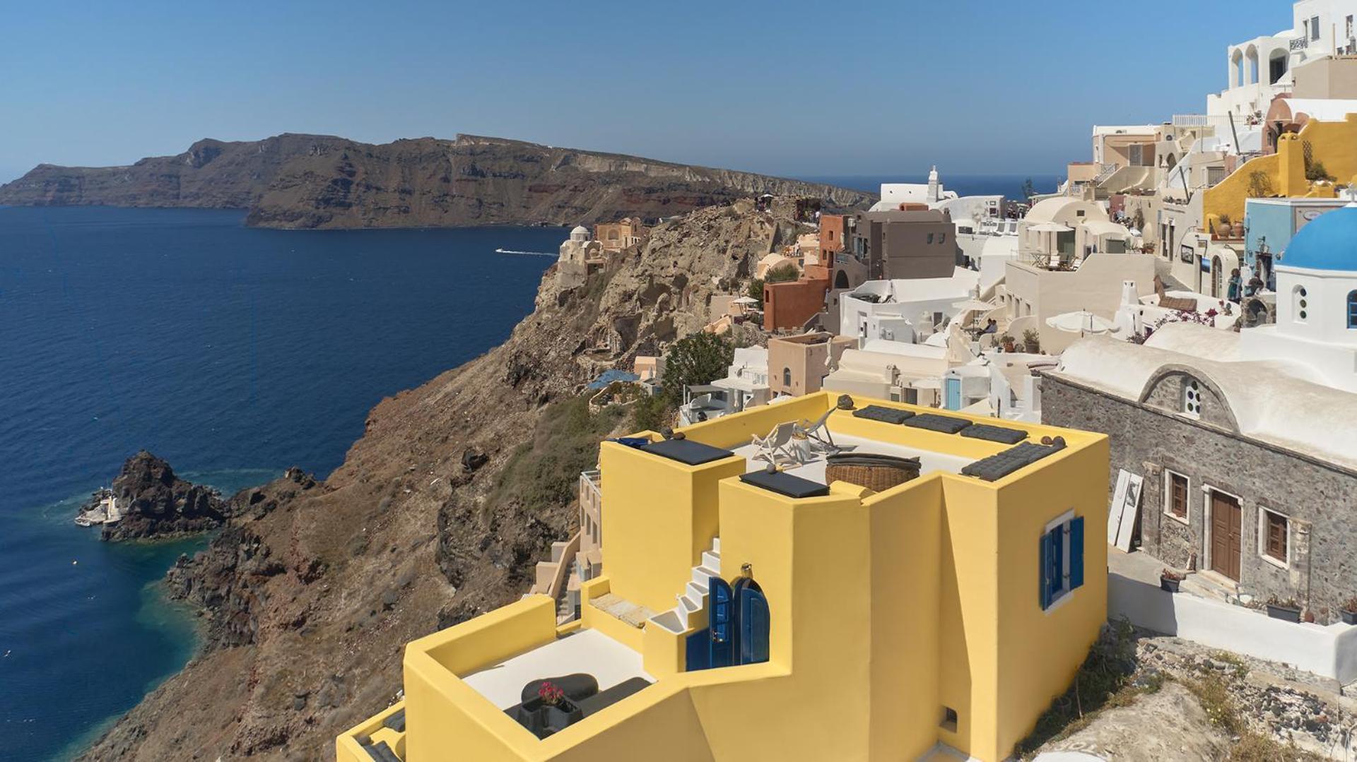 Ilivatos - Elegant Villa On The Caldera'S Edge أويا المظهر الخارجي الصورة