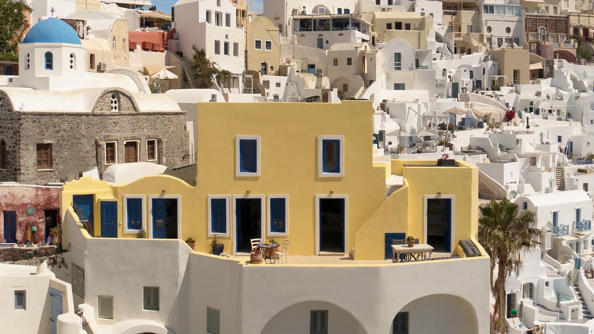 Ilivatos - Elegant Villa On The Caldera'S Edge أويا المظهر الخارجي الصورة